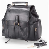 Vachetta Urban Survival Backpack in Black
