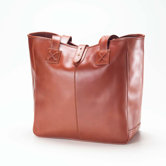 Bridle Oversized Tote in Cognac