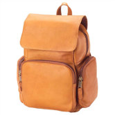 Vachetta Mid Size Multi-Pocket Backpack in Tan