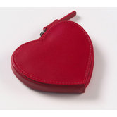 Heart Coin Purse in Red