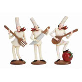 Loft Polystone Chef Statues (Set of 3 Assorted)