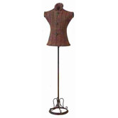 Urban Trends Metal Wicker Mannequin Stand