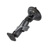 Twist Lock Suction Cup with Double Socket Arm and Diamond Base Adapter