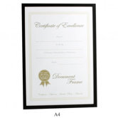 Deluxe Certificate Photo Frame