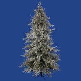 Frosted Wistler Fir 7.5' Artificial Christmas Tree with LED Lights