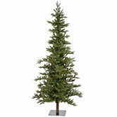 Shawnee Fir 6' Alpine Artificial Christmas Tree with Multicolored Lights