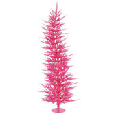 Colorful Laser 4' Pink Artificial Christmas Tree