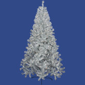 7' Artificial Christmas Tree in Silver