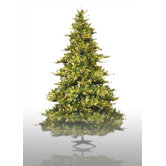6.5' Prelit Country Pine Artificial Christmas Tree with Clear Lights