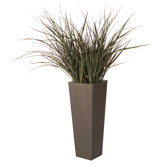 Floral Extra Full Artificial Potted Grass in Green