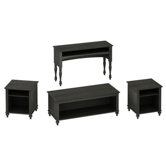 Volcano Dusk 4 Piece Coffee Table Set