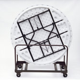 Table Truck for Round Edge Stacking Tables
