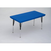 Large Rectangular Plastic Activity Table with Standard Legs
