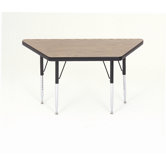 Large Trapezoid Activity Table with Short Legs