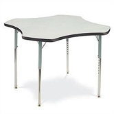 Clover Shaped Activity Table with Short Legs