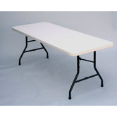 60" W x 30" D Rectangular Folding Table
