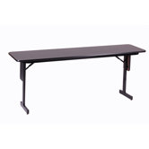 72" W x 18" D Panel Leg Folding Seminar Table