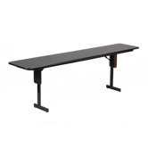 96" W x 18" D Panel Leg Folding Seminar Table