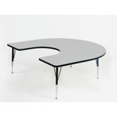 Econoline Melamine Horseshoe Activity Table