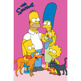 The Simpsons Loving Family Kids Rug