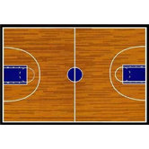 Supreme Basketball Court Sports Kids Rug