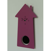 Cuckoo Pendulum Wall Clock in Violet