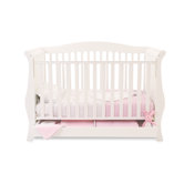 Hollie Sleigh Convertible Cot Bed in White