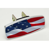 HitchMate Waving Flag Premier Series Hitch Cap