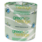 Atlas Paper Mills Green Heritage Bathroom Tissue, 2-Ply, 500 Sheets, 96 Per Carton