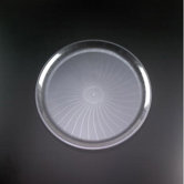 16" Party Tray Serving Platters in Clear