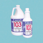 1 Quart Conqueror 103 Odor Counteractant Concentrate Lemon Scent Liquid Bottle