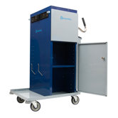 Tall Powder Coated Microfiber High Capacity Cart