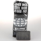 Industrial Quality Steel Wool Hand Pad, Extra Coarse - 16/Pack