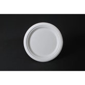 10" ChampWare Heavyweight Bagasse Dinnerware Plate in White