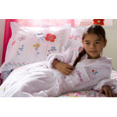 Poems Embroidered Bathrobe