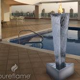 Tower of Fire Bio Ethanol Fireplace