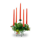 Wintry Pine Candelabra