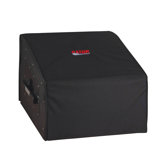 Slant Top Wood Console Audio Rack
