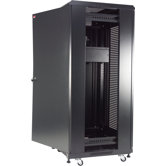 42U, 23" Deep Metal Floor Rack with Steel Door
