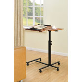 Laptop Cart in Cherry and Black