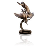 Ducks Taking Wing Statue