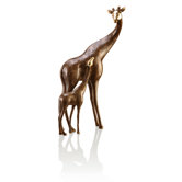 Giraffe Mama and Baby Statue