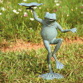 Dancing Frog Bird Feeder