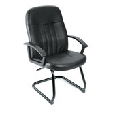 Leather Guest Office Chair