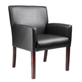 Reception Box Arm Chair with Mid-back