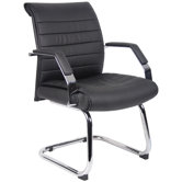 Guest Chair with Ribbed Back
