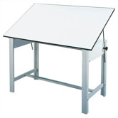 DesignMaster Melamine Drafting Table