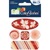 Colorstories 3D Charms (Set of 6)