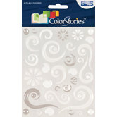 Colorstories Epoxy Swirl Stickers (Set of 63)