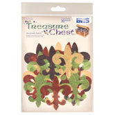 Treasure Chest Fleur De Lys Die-cuts  (Set of 20)